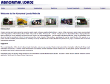 Tablet Screenshot of abnormalloads.co.za